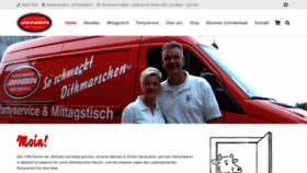 What Jannsen-fleischwaren.de website looked like in 2020 (4 years ago)