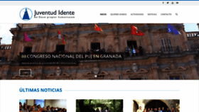What Juventudidente.org website looked like in 2020 (4 years ago)