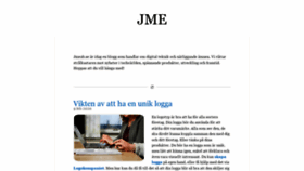 What Jmeab.se website looked like in 2020 (4 years ago)