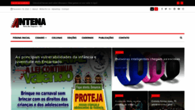 What Jornalantena.com.br website looked like in 2020 (4 years ago)