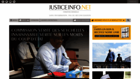What Justiceinfo.net website looked like in 2020 (4 years ago)
