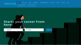 What Jobsatbd.com website looked like in 2020 (4 years ago)