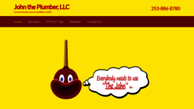 What Johntheplumberllc.biz website looked like in 2020 (4 years ago)
