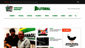 What Jblitoral.com.br website looked like in 2020 (4 years ago)