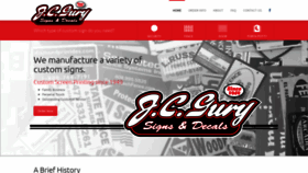 What Jcgury.com website looked like in 2020 (4 years ago)