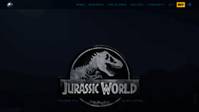 What Jurassicworldevolutiongame.com website looked like in 2020 (4 years ago)