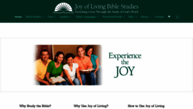 What Joyofliving.org website looked like in 2020 (4 years ago)
