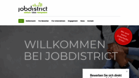What Jobdistrict.de website looked like in 2020 (4 years ago)