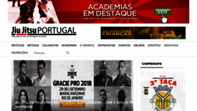 What Jiujitsuportugal.com website looked like in 2020 (6 years ago)