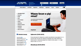 What Jun.pl website looked like in 2020 (4 years ago)
