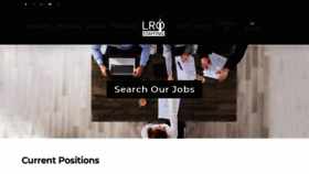 What Jobs.lrostaffing.com website looked like in 2020 (4 years ago)
