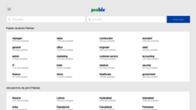 What Jooble.pk website looked like in 2020 (4 years ago)