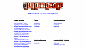 What Jugglingedge.com website looked like in 2020 (4 years ago)