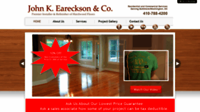 What Jkehardwoodflooring.com website looked like in 2020 (4 years ago)