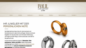 What Juwelier-paul.de website looked like in 2020 (4 years ago)