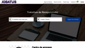 What Jobatus.com.br website looked like in 2020 (5 years ago)