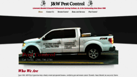 What Jandwpestcontrol.com website looked like in 2020 (4 years ago)