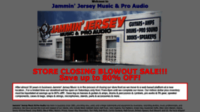What Jamminjersey.com website looked like in 2020 (4 years ago)
