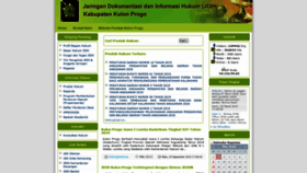 What Jdih.kulonprogokab.go.id website looked like in 2020 (4 years ago)