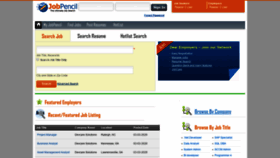 What Jobpencil.com website looked like in 2020 (4 years ago)