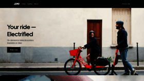 What Jumpbikes.com website looked like in 2020 (4 years ago)