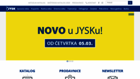 What Jysk.me website looked like in 2020 (4 years ago)