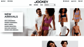 What Jockey.ca website looked like in 2020 (4 years ago)