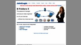 What Jointlogic.com website looked like in 2020 (4 years ago)
