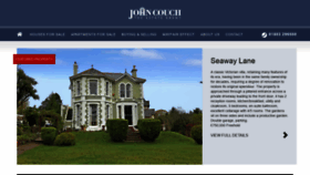 What Johncouch.co.uk website looked like in 2020 (4 years ago)