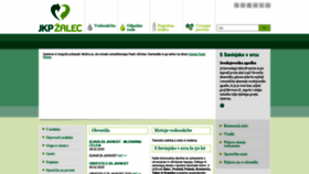 What Jkp-zalec.si website looked like in 2020 (4 years ago)