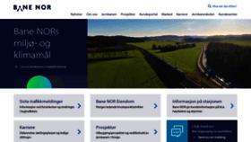 What Jernbaneverket.no website looked like in 2020 (4 years ago)