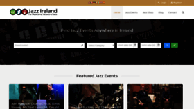 What Jazzireland.ie website looked like in 2020 (4 years ago)