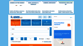 What Jizdnirady.cz website looked like in 2020 (4 years ago)