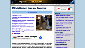 What Jumpseatnews.com website looked like in 2020 (4 years ago)