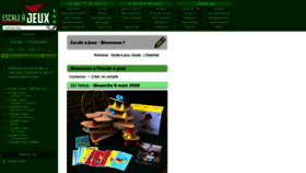 What Jeuxsoc.fr website looked like in 2020 (5 years ago)