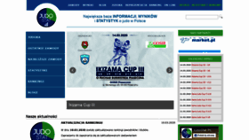What Judostat.pl website looked like in 2020 (4 years ago)