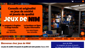 What Jeuxdenim.be website looked like in 2020 (4 years ago)