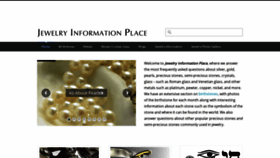 What Jewelryinfoplace.com website looked like in 2020 (4 years ago)