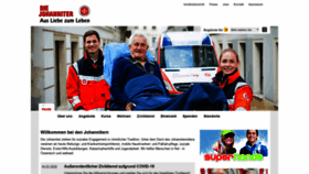What Johanniter.at website looked like in 2020 (4 years ago)