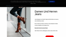 What Jeansszene.de website looked like in 2020 (4 years ago)