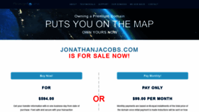 What Jonathanjacobs.com website looked like in 2020 (4 years ago)