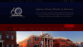 What Jeffersoncountywvchamber.org website looked like in 2020 (4 years ago)