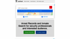 What Jailalert.com website looked like in 2020 (4 years ago)