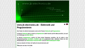 What Jb-electronics.de website looked like in 2020 (4 years ago)