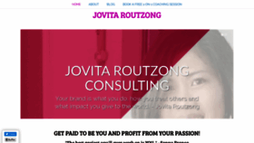 What Jovitaroutzong.com website looked like in 2020 (4 years ago)