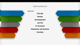 What Jobsinrwanda.com website looked like in 2020 (4 years ago)