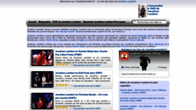 What Jonathanlambert.fr website looked like in 2020 (4 years ago)