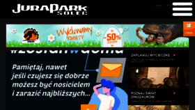 What Juraparksolec.pl website looked like in 2020 (4 years ago)