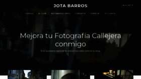What Jotabarros.com website looked like in 2020 (4 years ago)