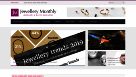 What Jewellerymonthly.com website looked like in 2020 (4 years ago)
